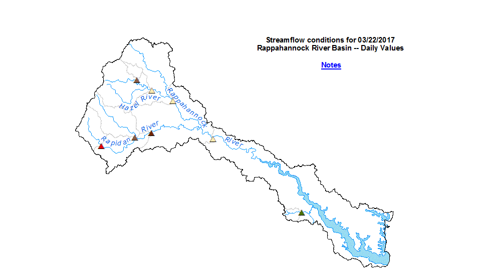 Rappahannock Basin for duration plot