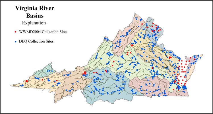 River Basins of Virginia