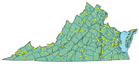 Listing of VAS Sampling Sites