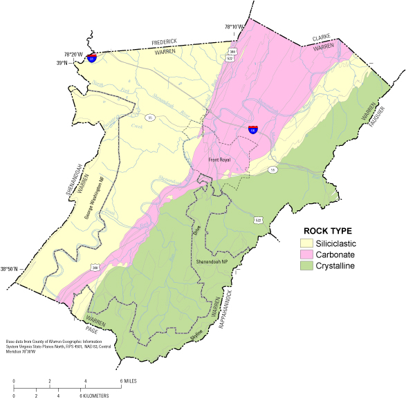 Geology of Warren County, Va.